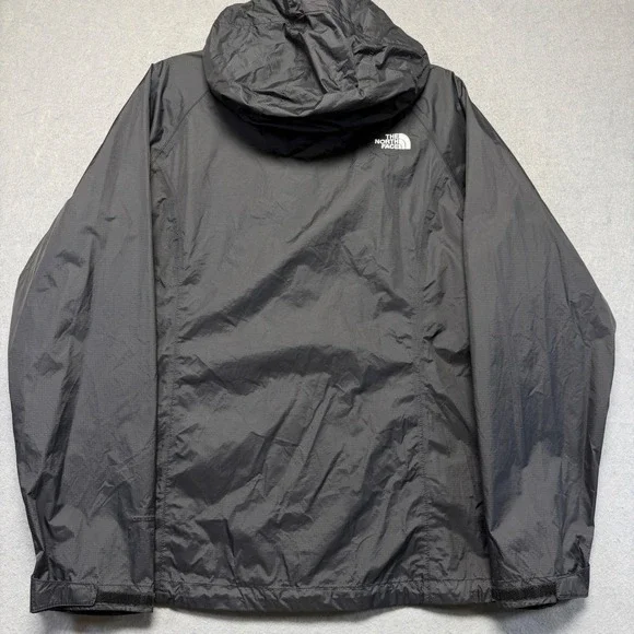 The North Face DryVent Rain Jacket Womens Black Hooded Waterproof Pit Zips Shell - Picture 7 of 12